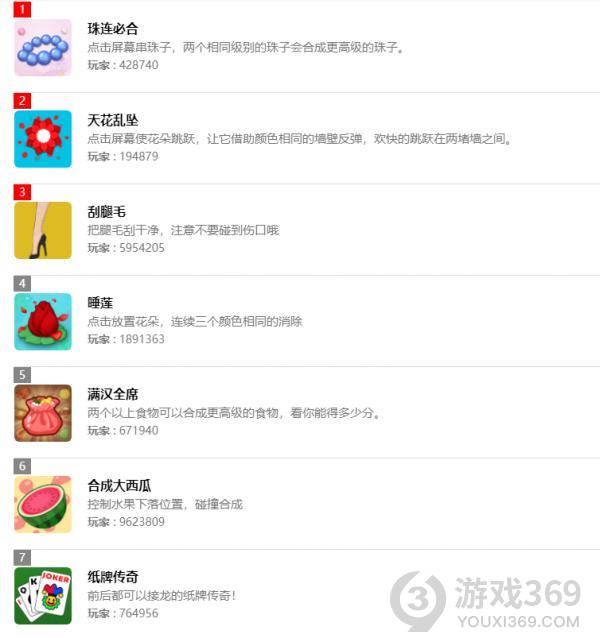 微伞小游戏大全