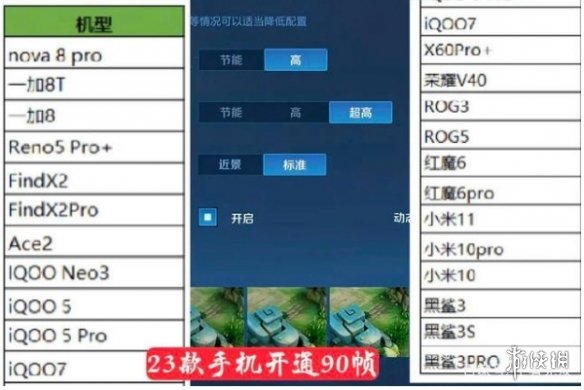 王者荣耀90帧开放机型介绍 王者荣耀90帧怎么开