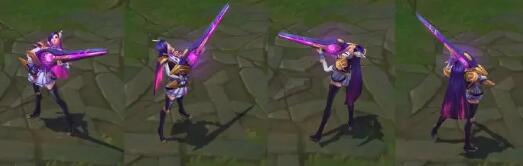 英雄联盟LOL战斗学院女警凯特琳T2皮肤外观一览