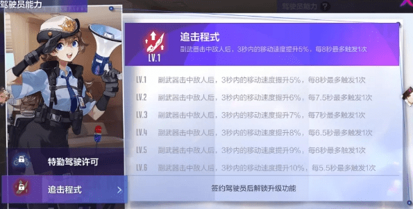 《机动都市阿尔法》莉莉安驾驶员能力是什么
