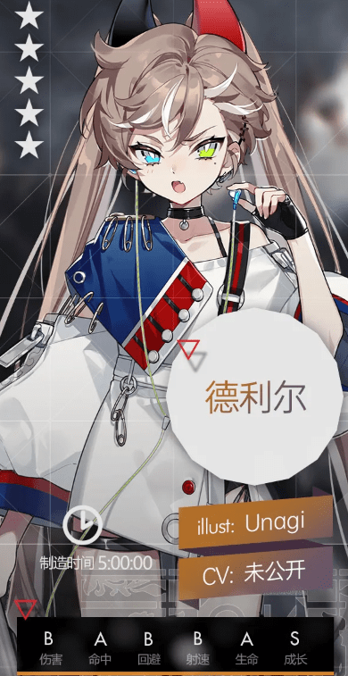 《少女前线》德利尔角色属性详解