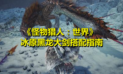 《怪物猎人：世界》冰原黑龙大剑搭配指南