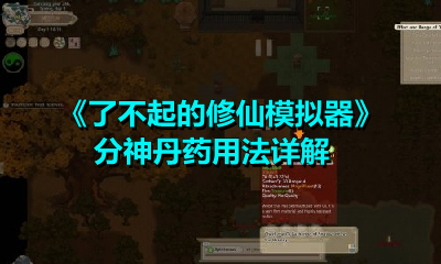 《了不起的修仙模拟器》分神丹药用法详解