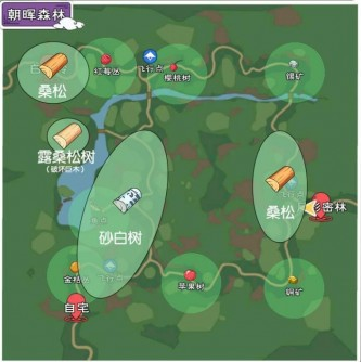 《小森生活》朝晖森林资源分布