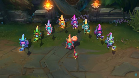 《LOL》太空律动 节奏幻师 璐璐炫彩皮肤视频展示