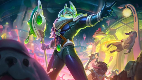 《LOL》太空律动 狗头 内瑟斯 炫彩皮肤介绍