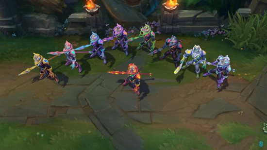 《LOL》太空律动 狗头 内瑟斯 炫彩皮肤视频展示