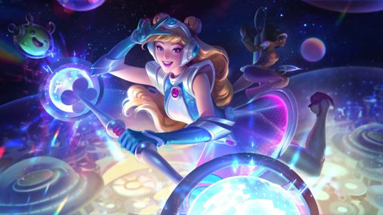 《LOL》太空律动 闪耀灯球 拉克丝皮肤视频展示