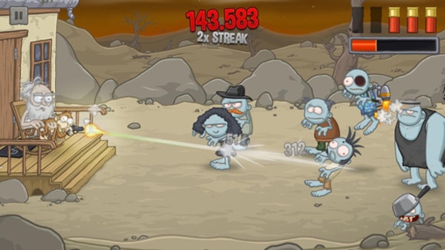 爷爷打僵尸免费版