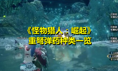 《怪物猎人：崛起》重弩弹药种类一览