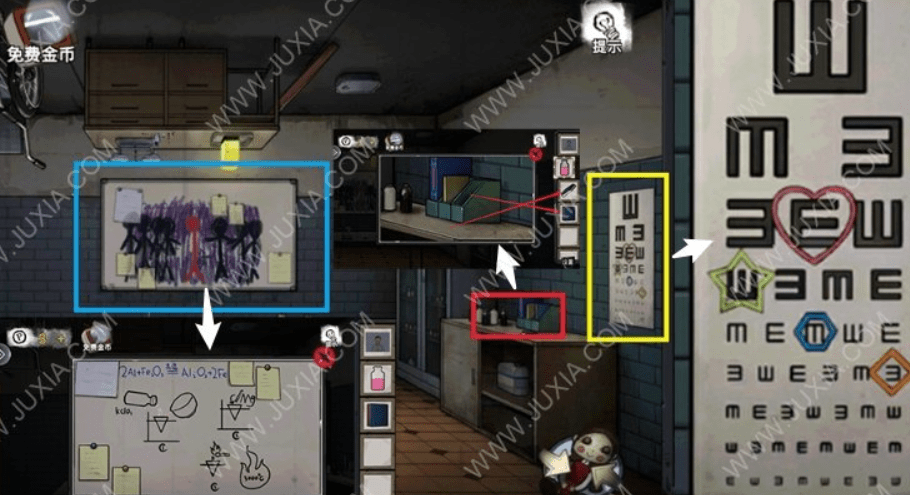 《密室逃脱绝境系列9无人医院》第五关图文攻略
