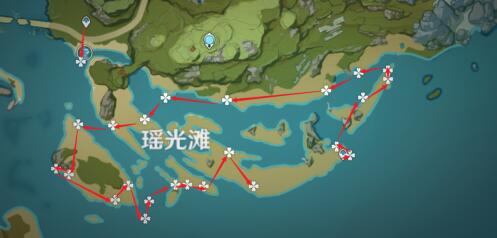 原神星螺快速采集路线怎么走