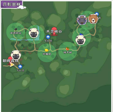 《小森生活》月影密林有什么动物