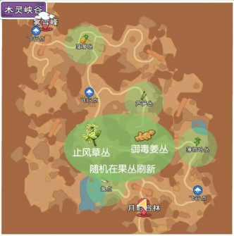 《小森生活》木灵峡谷资源
