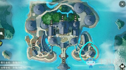 2021《一梦江湖》手游1月19日坐观万象打坐位置