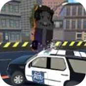 警车碰撞中文版
