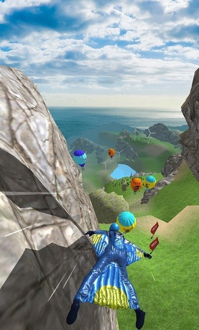 BaseJumpWingSuitFlying
