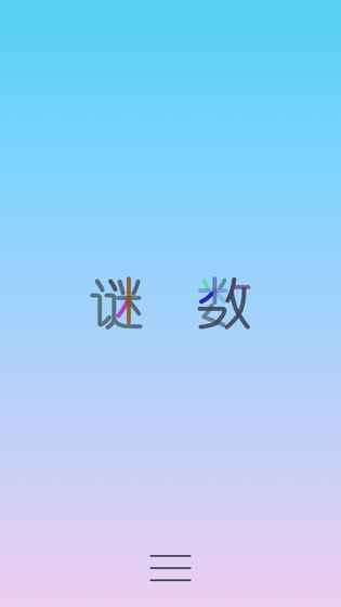 谜数