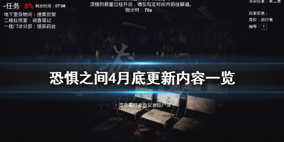 《恐惧之间》4月底更新什么 4月底更新内容一览