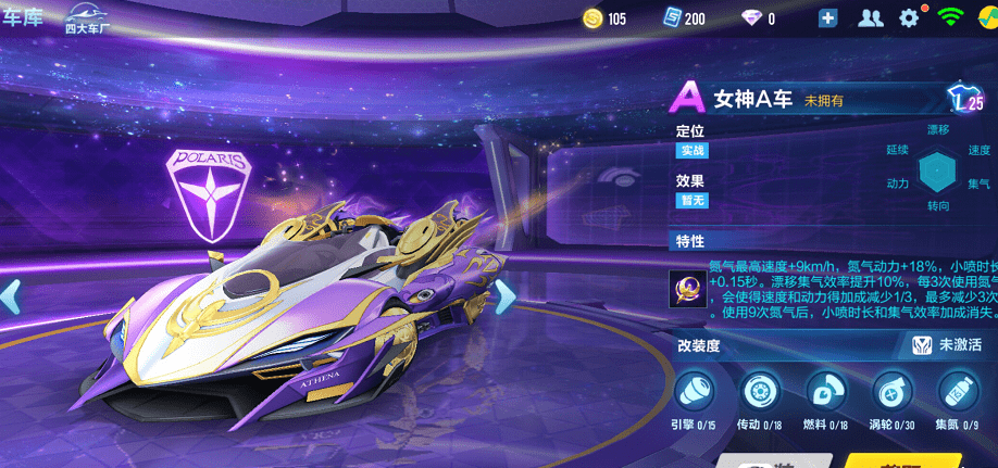  《QQ飞车手游》智慧女神特性介绍