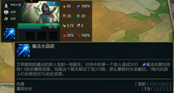 《云顶之弈》S5赛季艾希属性介绍