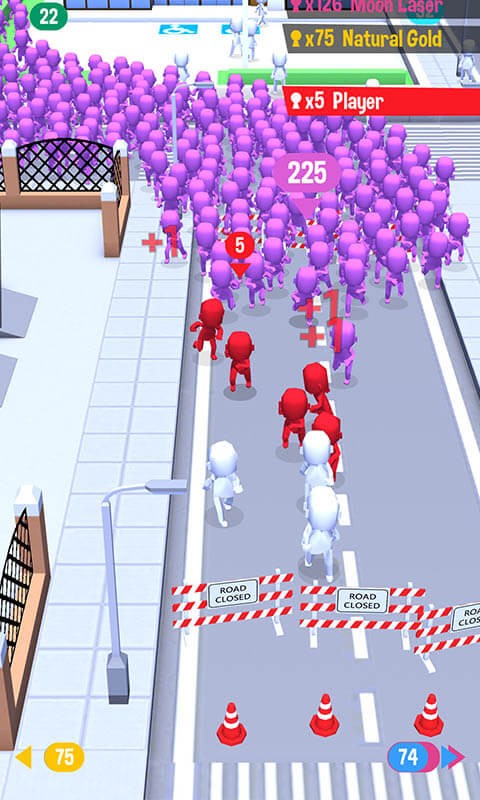 拥挤街道