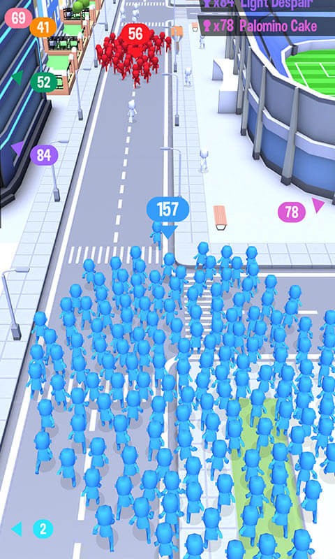 拥挤街道