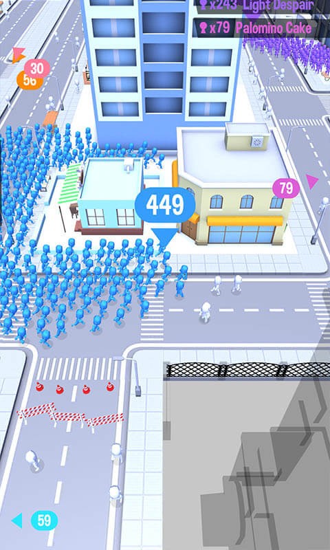 拥挤街道