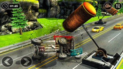 颠簸公路汽车碰撞
