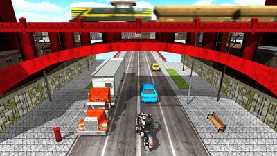 3D酷炫摩托车