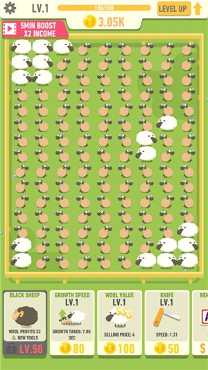 闲置的羊毛大亨