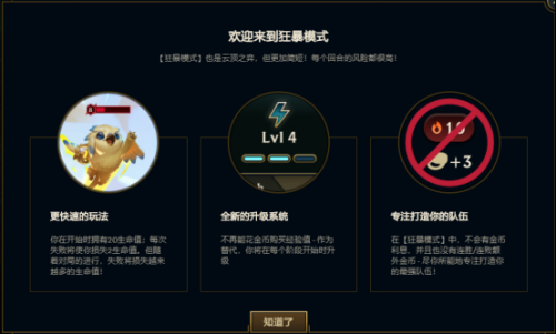 《云顶之弈》狂暴模式阵容介绍
