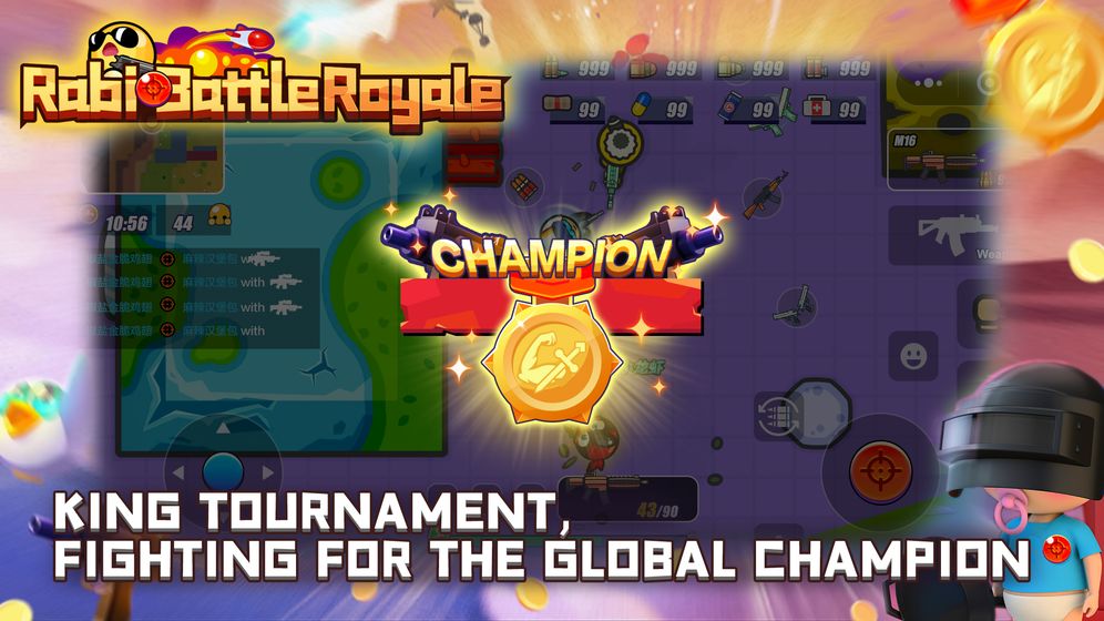 Rabi Battle Royale-2D Cartoon Sur