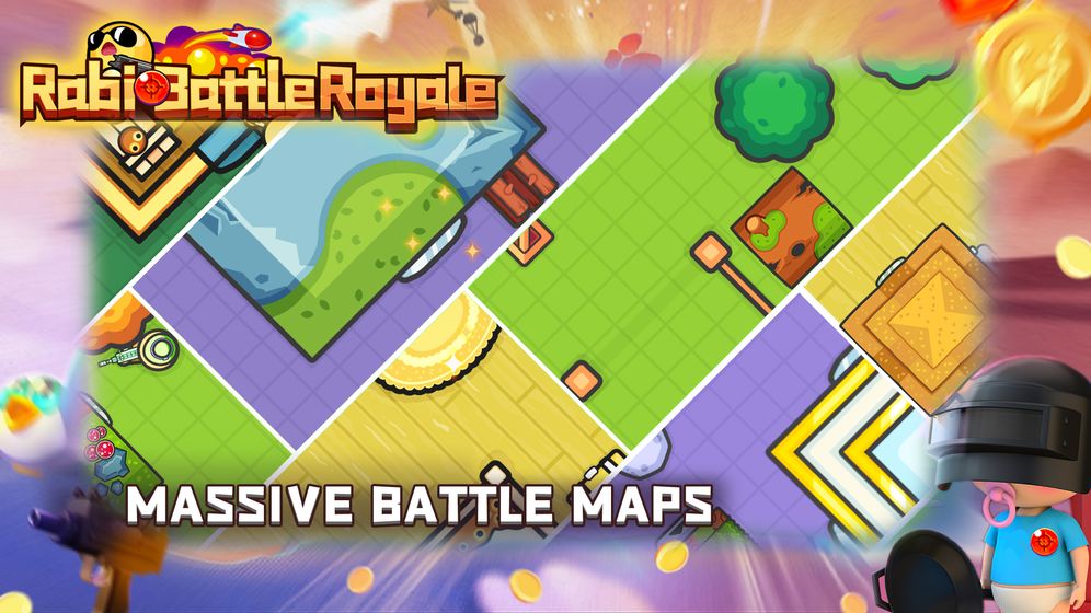 Rabi Battle Royale-2D Cartoon Sur