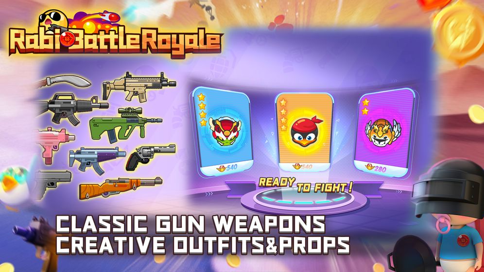 Rabi Battle Royale-2D Cartoon Sur