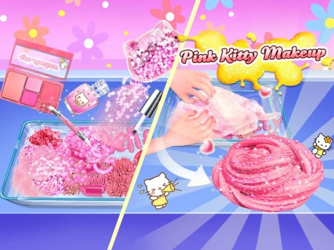 粉彩凯蒂化妆史莱姆破解版