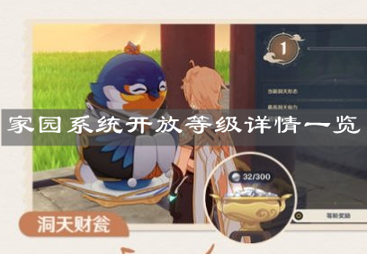 《原神手游》家园系统开放等级详情一览