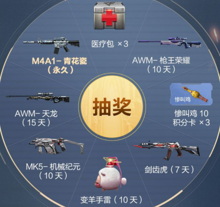 CF手游竞技每一天永久武器礼包