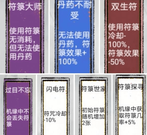 《太公传承》符箓类先天天赋选择攻略
