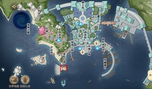 《天谕》海上宝藏具体位置