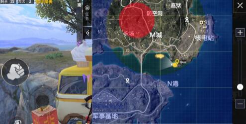 和平精英寻找光子鸡盔仔打卡位置在哪里