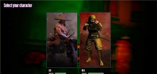 武士和忍者刺客vs黑暗忍者