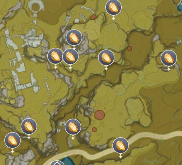 《原神》石珀快速采集路线