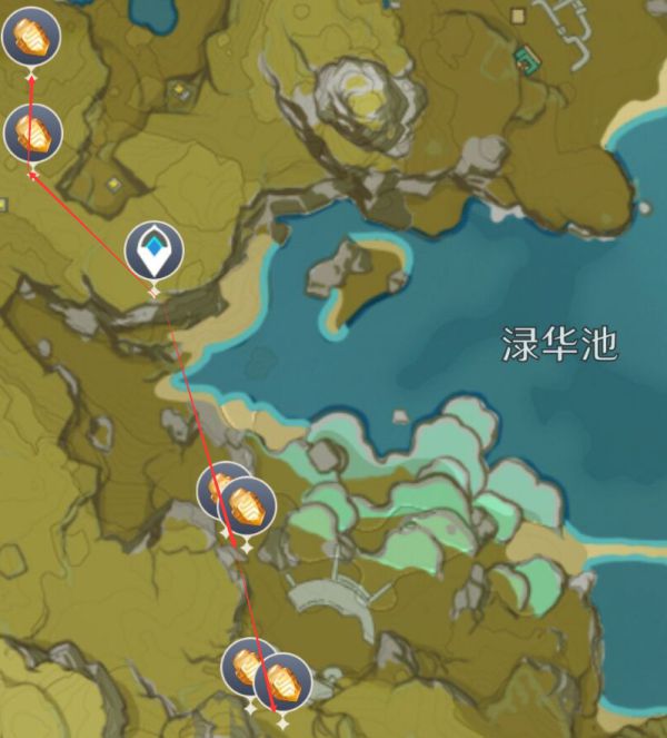 《原神》石珀快速采集路线