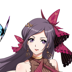 《梦幻模拟战》弗洛朗蒂娅蝶引风华皮肤欣赏