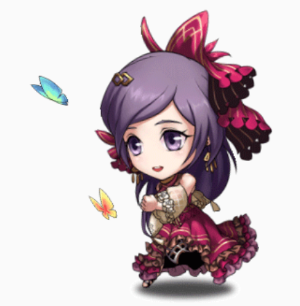 《梦幻模拟战》弗洛朗蒂娅蝶引风华皮肤欣赏