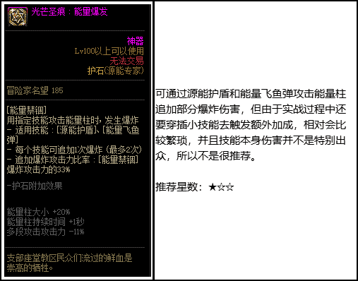 DNF源能专家三觉技能加点 DNF苍暮源能专家武器装备护石选择推荐