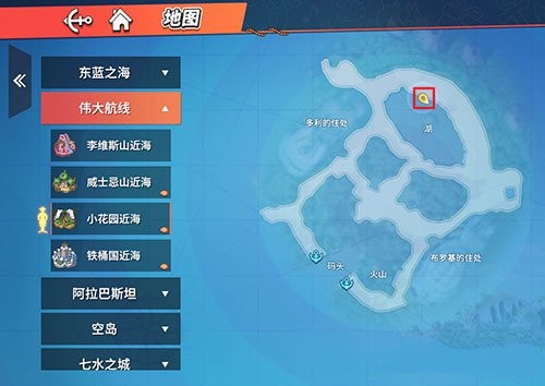 《航海王热血航线》湖的北边看到过炊烟详细位置 《航海王热血航线》湖的北边看到过炊烟详细位置