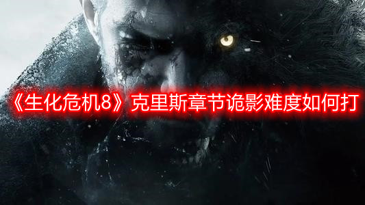 《生化危机8》克里斯章节诡影难度如何打