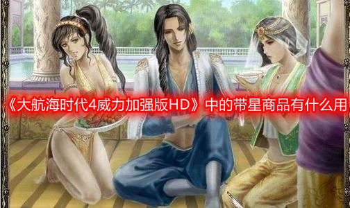 《大航海时代4威力加强版HD》中的带星商品有什么用